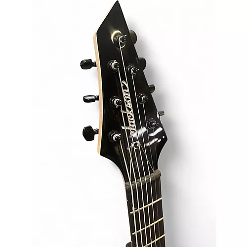 Used Jackson JS22-7 Dinky 7 String Black Solid Body Electric Guitar Black - musicians--Friend