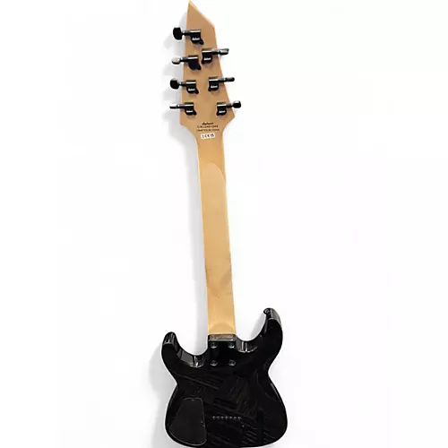 Used Jackson JS22-7 Dinky 7 String Black Solid Body Electric Guitar Black - musicians--Friend
