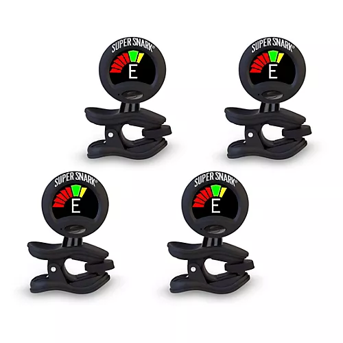 Snark Super Snark SS-3 Rechargeable Clip-on Tuner 4-Pack Black - musicians--Friend