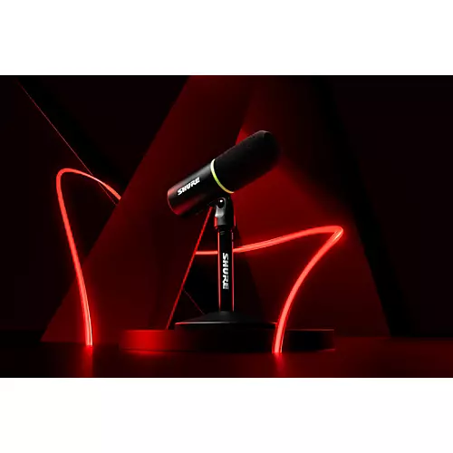 Shure MV6 USB Speech Microphone, Black - musicians--Friend