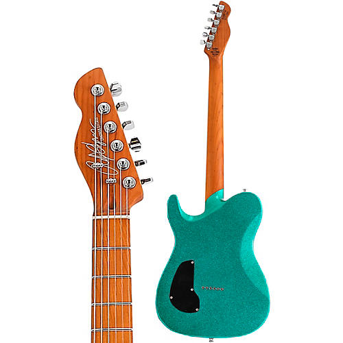 Chapman ML3 Semi Hollow Pro Traditional Electric Guitar Aventurine Green Sparkle Gloss - musicians--Friend