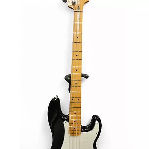 Used Fender PLAYER II PRECISION BASS  Black and White Electric Bass Guitar Black and White - musicians--Friend