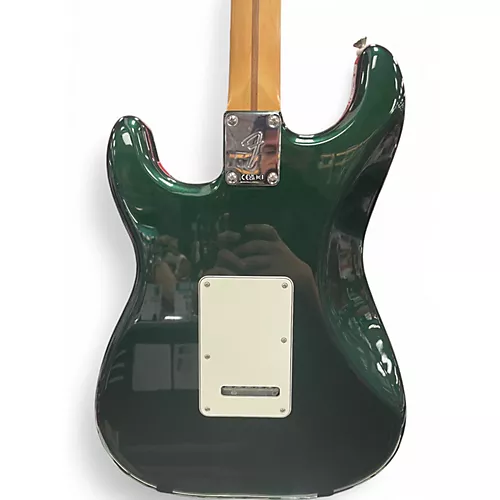 Used Fender Player Stratocaster GREEN BRITISH Solid Body Electric Guitar GREEN BRITISH - musicians--Friend