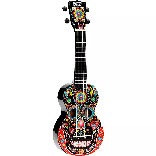 Mahalo Day Of The Dead Soprano Ukulele - musicians--Friend