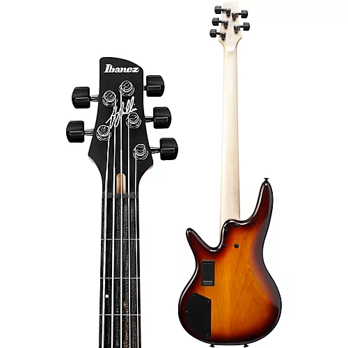 Ibanez GWB205 Gary Willis Signature 5-String Electric Bass Tequila Sunrise Flat - musicians--Friend