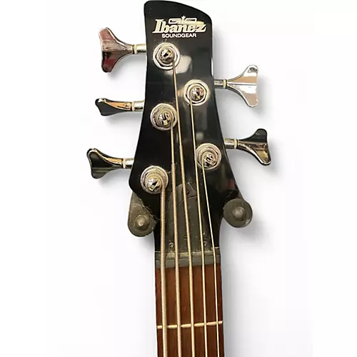 Used Ibanez gsr105ex Black Electric Bass Guitar Black - musicians--Friend