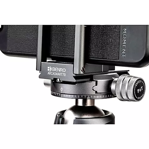 BENRO 70 mm Arca-Swiss Plate With Smartphone Adapter - musicians--Friend