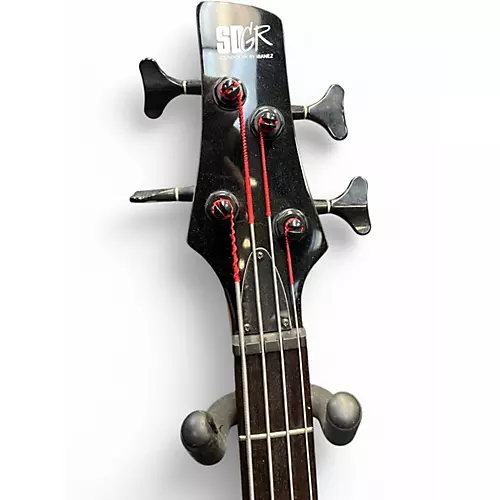Used Ibanez SR500 Black Electric Bass Guitar Black - musicians--Friend