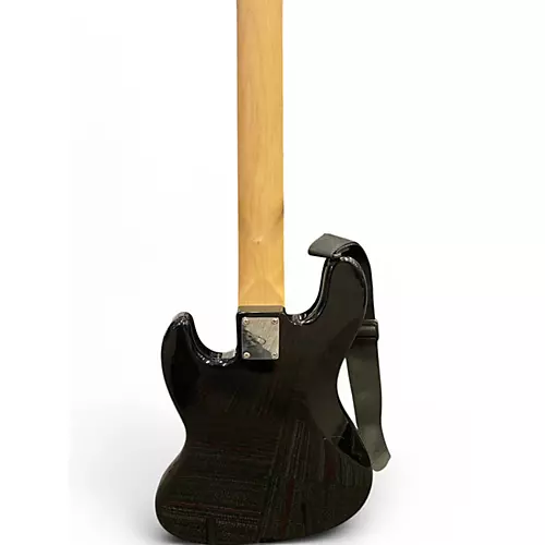 Used 2019 Squier Affinity Jazz Bass V 5 String black Electric Bass Guitar black - musicians--Friend