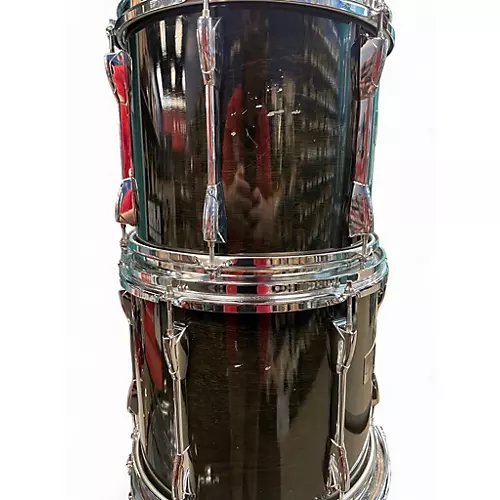 Used Yamaha 5 Piece Club Custom Black Shadow Drum Kit Black Shadow - musicians--Friend