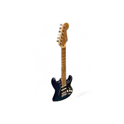 Used Fender Player Plus Stratocaster Plus Top Blue Burst Solid Body Electric Guitar Blue Burst - musicians--Friend