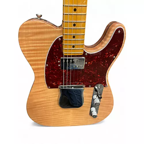 Used Fender Rarities Collection Flamed Maple Top Chambered Telecaster Natural Solid Body Electric Guitar Natural - musicians--Friend