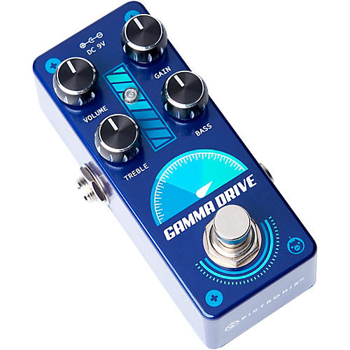Pigtronix Gamma Drive Overdrive Effects Pedal Blue - musicians--Friend