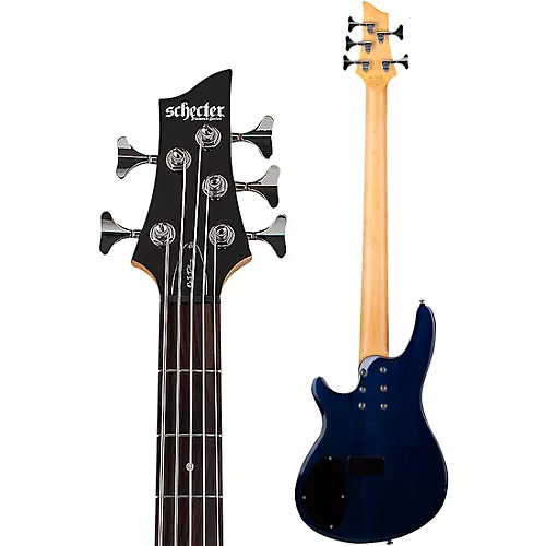 Schecter Guitar Research C-5 Plus Electric Bass See-Thru Cherry Burst - musicians--Friend