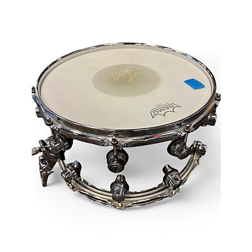 Used DW 8X14 Performance Series Steel Snare Stainless Steel Drum Stainless Steel 18 - musicians--Friend