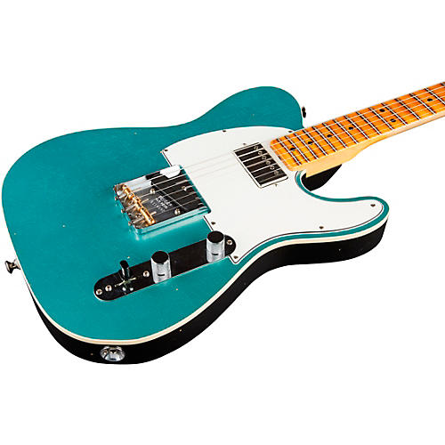 Fender Custom Shop Postmodern Telecaster Journeyman Relic With Closet Classic Hardware Electric Guitar Aged Aztec Gold - musicians--Friend