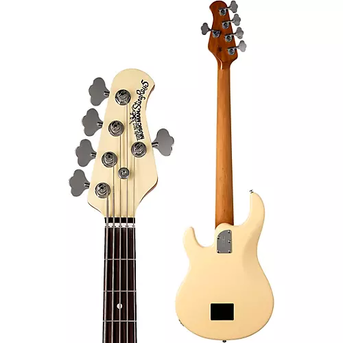 Ernie Ball Music Man StingRay5 Special H 5-String Electric Bass Guitar Black and Chrome - musicians--Friend