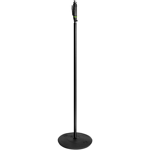 Gravity Stands Microphone Stand With Round Base And One-Hand Clutch - musicians--Friend