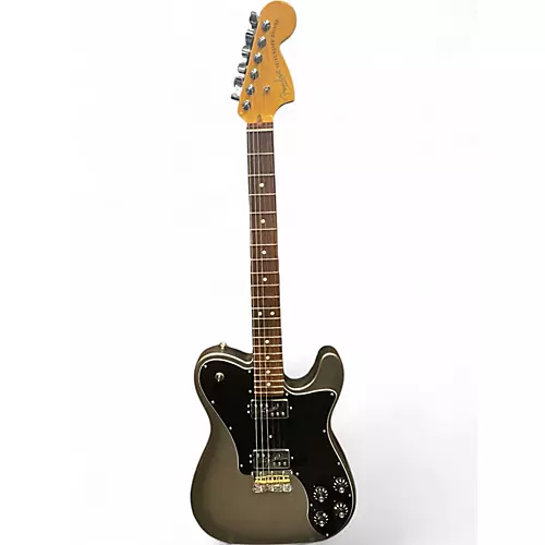 Used Fender AMERICAN PROFESSIONAL II TELECASTER DELUXE Silver Solid Body Electric Guitar Silver - musicians--Friend