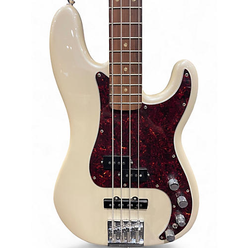 Used Fender Player Plus Active Precision Bass Olympic Pearl Electric Bass Guitar Olympic Pearl - musicians--Friend