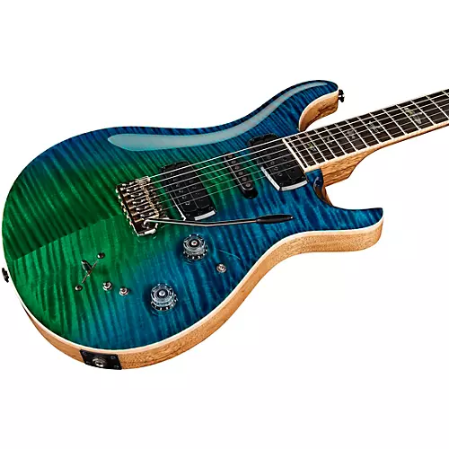 PRS Private Stock Modern Eagle V Curly Maple Top & Ebony Fretboard with Pattern Neck Electric Guitar Laguna Dragon's Breath - musicians--Friend