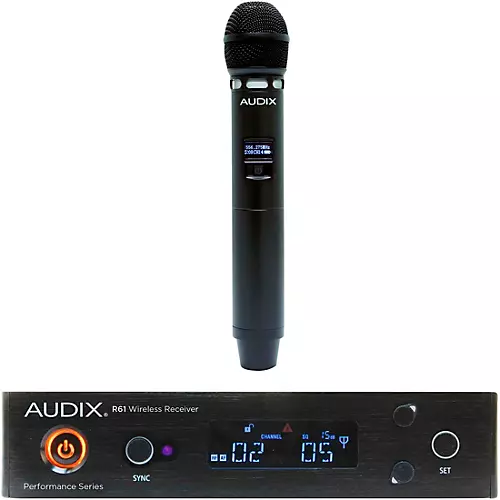 Audix AP61 VX5 Dual Handheld Wireless Microphone System with R61 True Diversity Receiver and H60/VX5 Handheld Transmitter 522-586 MHz - musicians--Friend