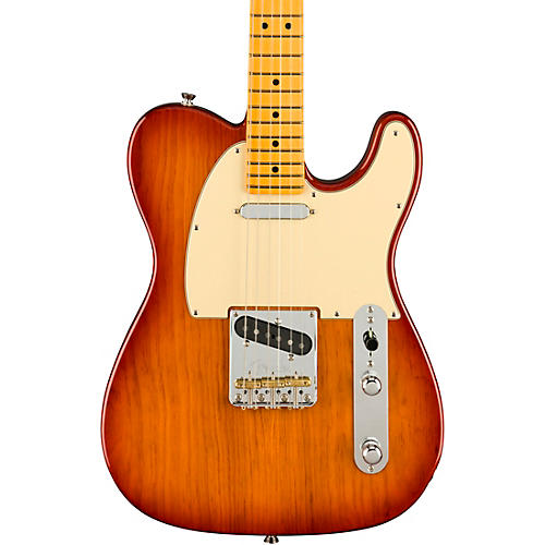 Fender American Professional II Roasted Pine Telecaster Electric Guitar Sienna Sunburst - musicians--Friend