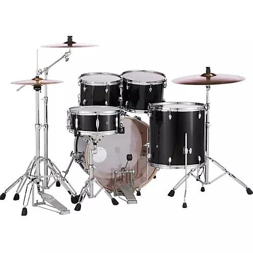 Pearl Export Standard 5-Piece Drum Set with Hardware Jet Black - musicians--Friend