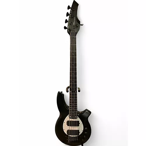 Used 2018 Ernie Ball Music Man Bongo 5 HH Stealth Black Electric Bass Guitar Stealth Black - musicians--Friend