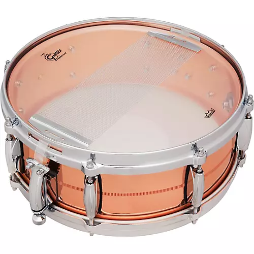 Gretsch Drums USA C2 2mm Polished Copper 8 Lug Snare Drum 14 x 5 in. - musicians--Friend