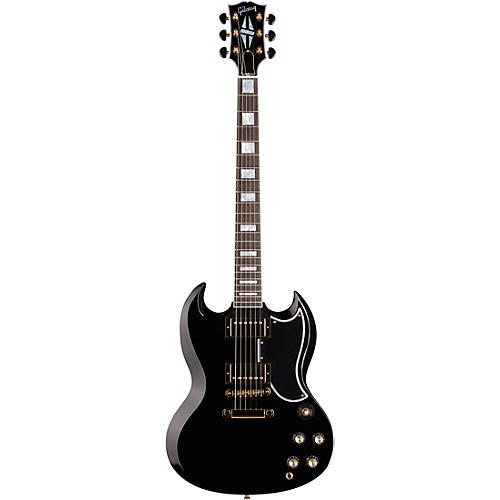 Gibson Custom SG Custom Electric Guitar Ebony - musicians--Friend