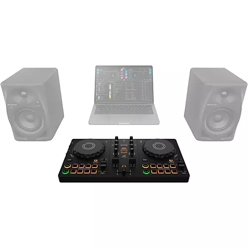 AlphaTheta DDJ-FLX2 Entry Level DJ Controller for rekordbox and Serato Black - musicians--Friend