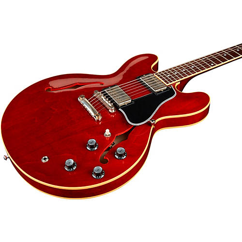 Gibson Custom Murphy Lab 1961 ES-335 Reissue Ultra Light Aged Semi-Hollow Electric Guitar Cherry - musicians--Friend