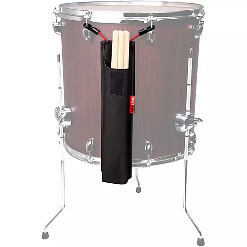 Gator Deluxe Faux Leather Drum Stick Bag Black - musicians--Friend