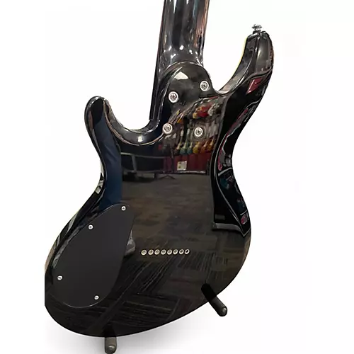 Used ESP LTD JR208 Black Solid Body Electric Guitar Black - musicians--Friend