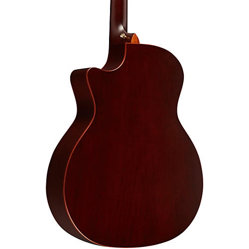 Taylor Custom Red Western Cedar-Red Ironbark Grand Auditorium Acoustic-Electric Guitar Red Mahogany - musicians--Friend
