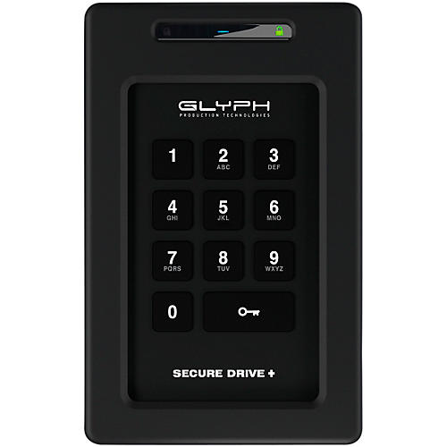 Glyph SecureDrive+ Professional Encrypted Hard Drive with Keypad 4 TB - musicians--Friend