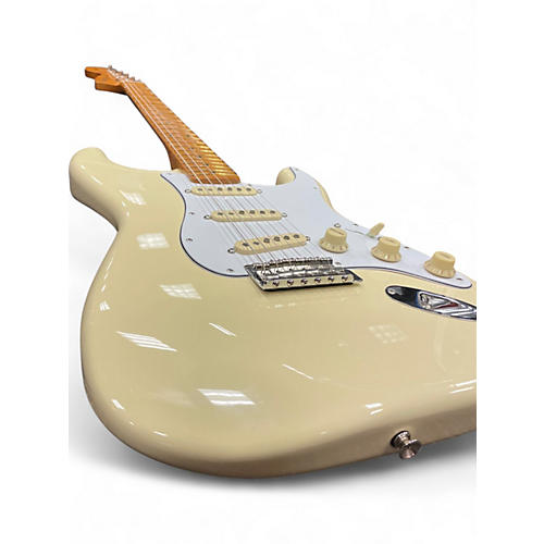 Used Fender Jimi Hendrix Stratocaster Olympic White Solid Body Electric Guitar Olympic White - musicians--Friend