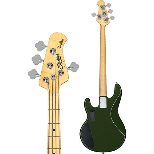 Sterling by Music Man StingRay Ray4HH Maple Fingerboard Electric Bass Cobra Blue - musicians--Friend