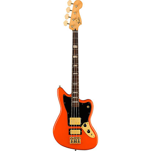Fender Mike Kerr Jaguar Bass Tiger's Blood Orange - musicians--Friend