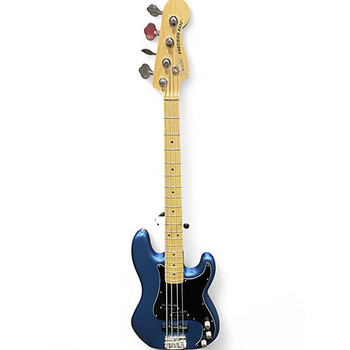 Used 2021 Fender American Performer Precision Bass Satin Lake Placid Blue Electric Bass Guitar Satin Lake Placid Blue - musicians--Friend