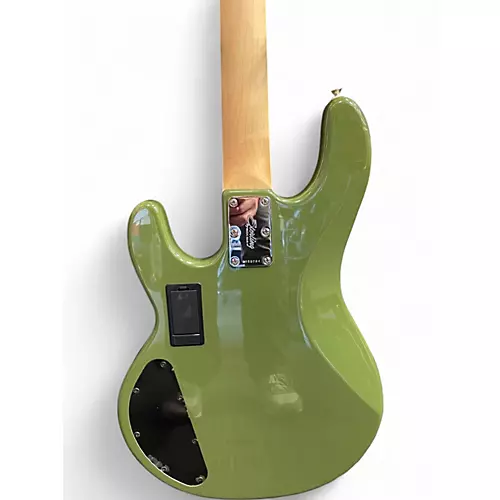 Used Sterling by Music Man Ray4HH Green Electric Bass Guitar Green - musicians--Friend