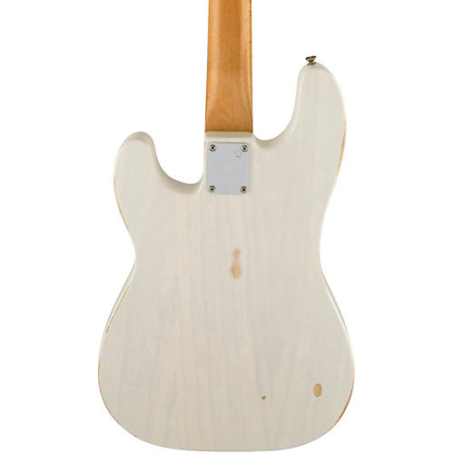 Fender Mike Dirnt Road Worn Precision Bass White Blonde Rosewood Fingerboard - musicians--Friend