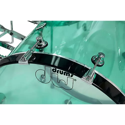 Open-Box Design Series Acrylic 5-Piece Shell Pack With Chrome Hardware Condition 1 - Mint  Sea Glass - musicians--Friend