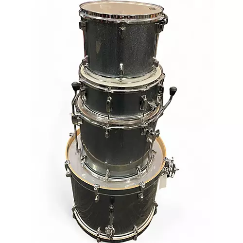 Used TAMA 4 Piece Superstar CLASSIC Ice Blue Metallic Drum Kit Ice Blue Metallic - musicians--Friend