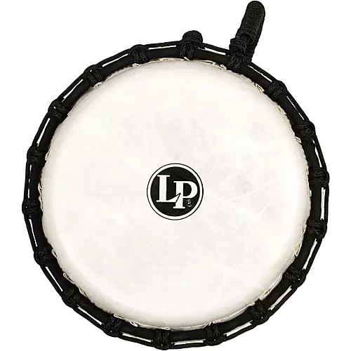 LP World Rope-Tuned Circle Djembe, 7 in. Blue Marble - musicians--Friend