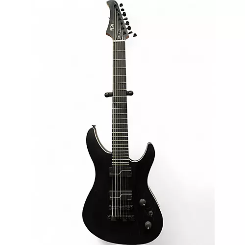 Used Fujigen JMY72ASHE 7-String OPEN PORE BLACK Solid Body Electric Guitar OPEN PORE BLACK - musicians--Friend