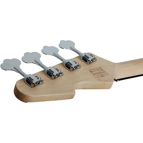 Schecter Guitar Research Banshee 4-String Short Scale Electric Bass Guitar Pelham Blue White Pickguard - musicians--Friend