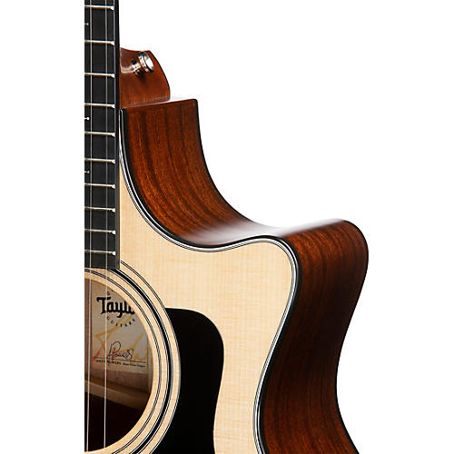 Taylor 314ce V-Class Grand Auditorium Acoustic-Electric Guitar Natural - musicians--Friend