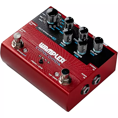 Wampler Catacombs Reverb and Delay Effects Pedal Red - musicians--Friend